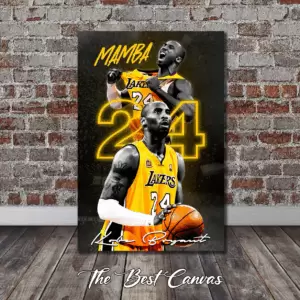 Digital Signed Kobe Bryant Art