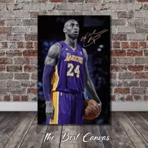 Digital Signed Kobe Bryant Art
