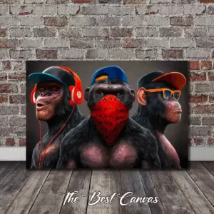 Three Wise Monkeys Wall Art