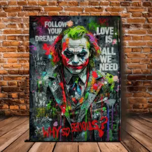 Joker Canvas Print