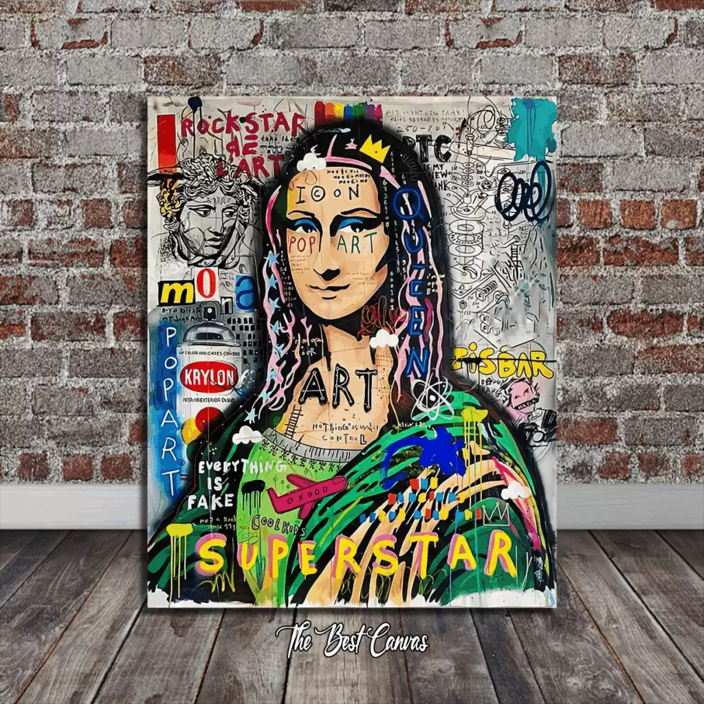 Mona Lisa Pop Art - The Best Canvas