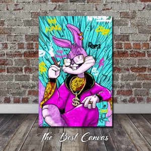 Bugs Bunny cyan Pop Art