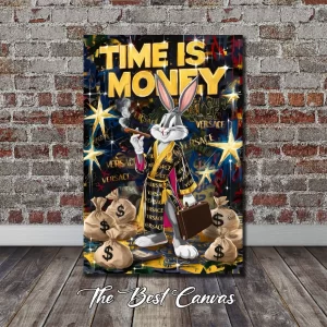 Bugs Bunny Time is Money Pop Art