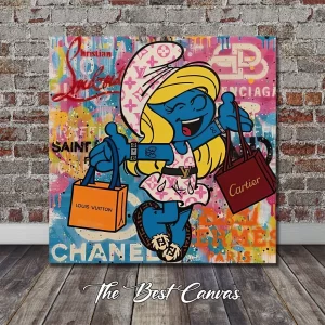 Smurfette Pop Art