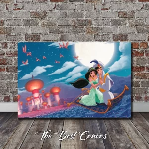 Aladdin and Jasmine Wall Art