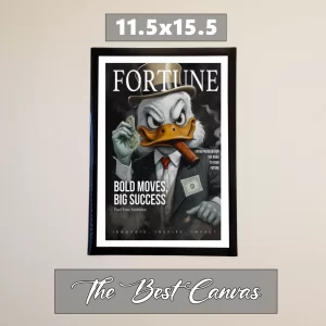 Scrooge McDuck #4 + Magnetic Poster Frame 11.5"x15.5"