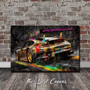 Porsche 911s Car Art
