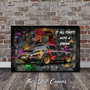 Porsche 911 Car Art