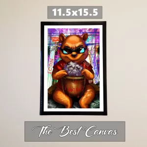 Winnie no Money + Magnetic Poster Frame 11.5"x15.5"