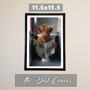 Cow #1+ Magnetic Poster Frame 11.5"x15.5"