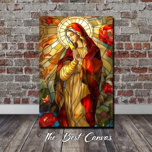 Virgin Mary Mosaic Art