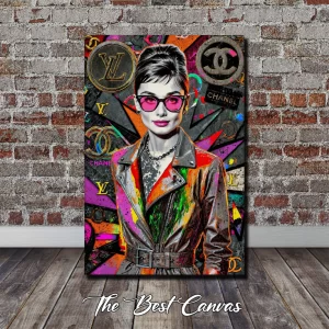 Audrey fashion icon pop art
