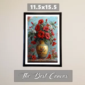 Flower #2 + Magnetic Poster Frame 11.5"x15.5"