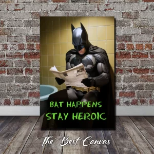 Batman #1 Funny Bathroom Art