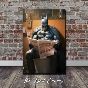 Batman #2 Funny Bathroom Art