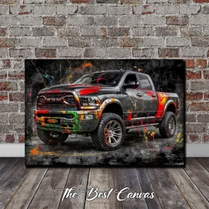 Dodge Ram Car Art