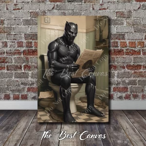Black Panther's Daily Routine - Bathroom Humor