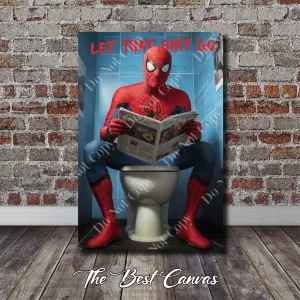 Spider-Man's Bathroom Break: A Moment of Zen