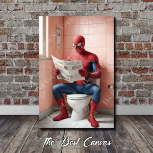 Funny Superhero Moments: Spider-Man's Bathroom Break