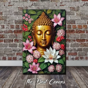 Buddha / Flowers #19 Art