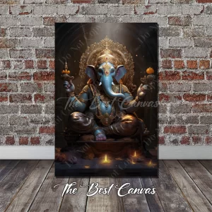 Ganesha Art Print - Lord of Beginnings Hindu God Spiritual and Religious Art