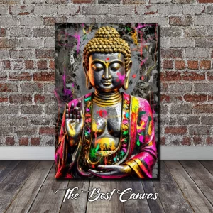 Buddha / paint splash #20 Art