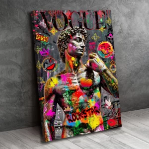 Limited Edition Graffiti David Artwork - Modern Pop Art Print