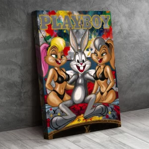 Sexy Lola Bunny and Bugs Bunny Fan Art : Playboy Themed Looney Tunes Art