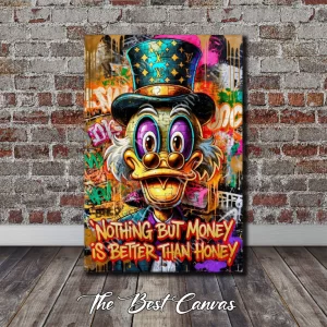 Vibrant Scrooge McDuck - Pop Culture Wall Art for Game Room or Studio